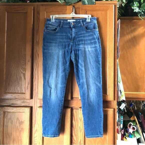 DL1961 FLORENCE Instasculpt Cropped Jeans Everglade Wash - 27 - Picture 2 of 14